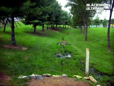 Randolph Park, Main course, Hole 15 Tee pad