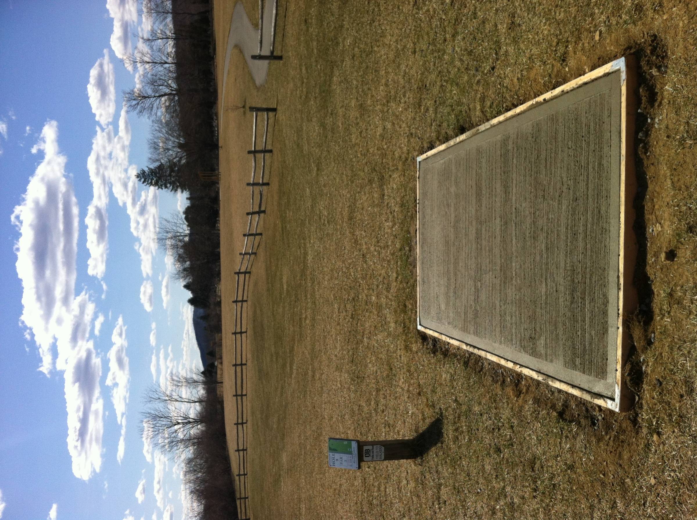 Hole 9 • Fields of Dreams (Great Meadows, NJ) Disc Golf Courses