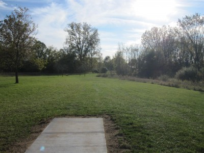 Independence Lake County Park, Red Hawk, Hole 5 Middle tee pad