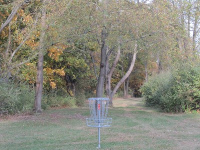 Independence Lake County Park, Red Hawk, Hole 18 Reverse (back up the fairway)