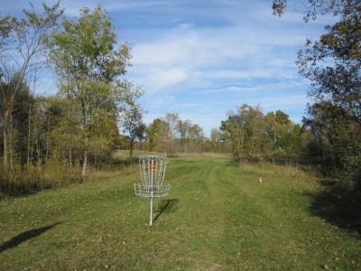 Independence Lake County Park, Red Hawk, Hole 5 Reverse (back up the fairway)