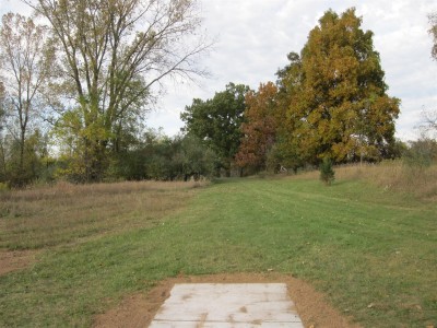 Independence Lake County Park, Red Hawk, Hole 11 Middle tee pad