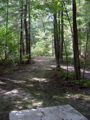 Sanford Lake Park, The Jungle, Hole 9 Tee pad