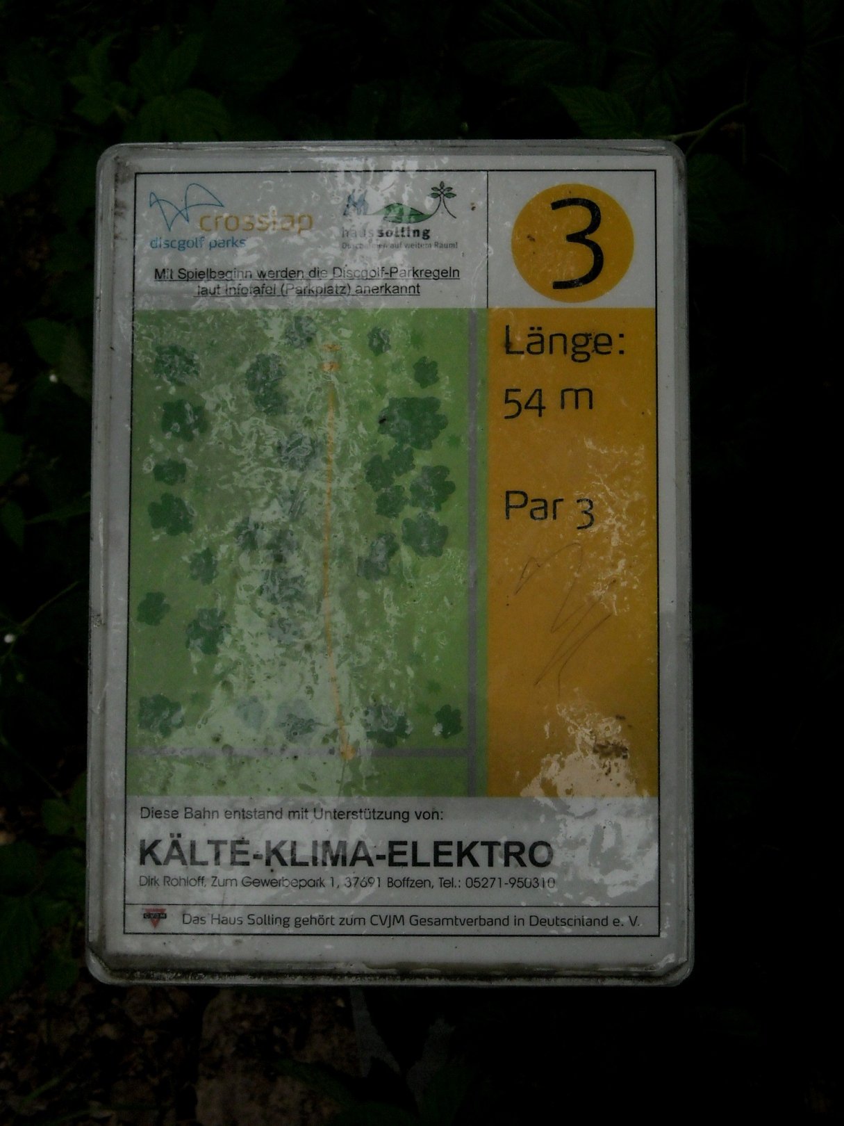 Hole 3 • Dassel DGC (Dassell, Germany) Disc Golf Courses Disc Golf