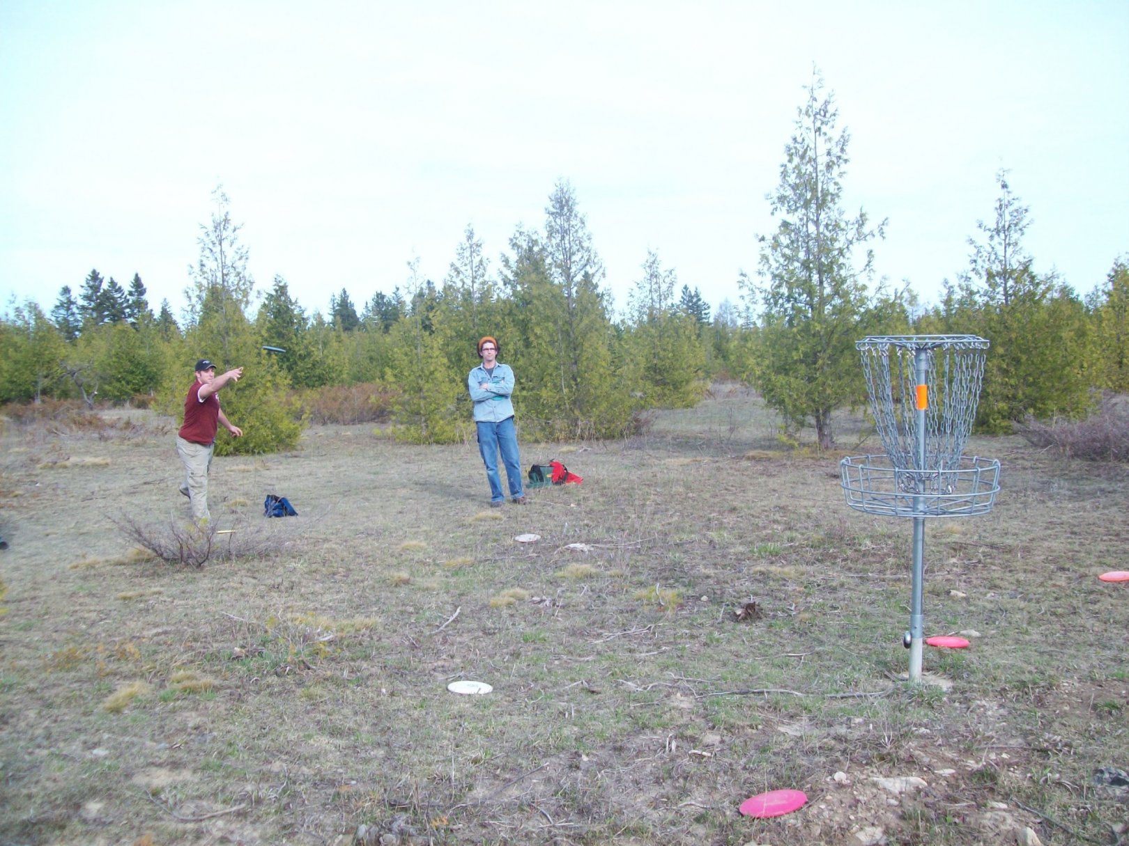 Hole 2 • Lumberjack Meadows DGC (Alpena, MI) Disc Golf Courses Disc