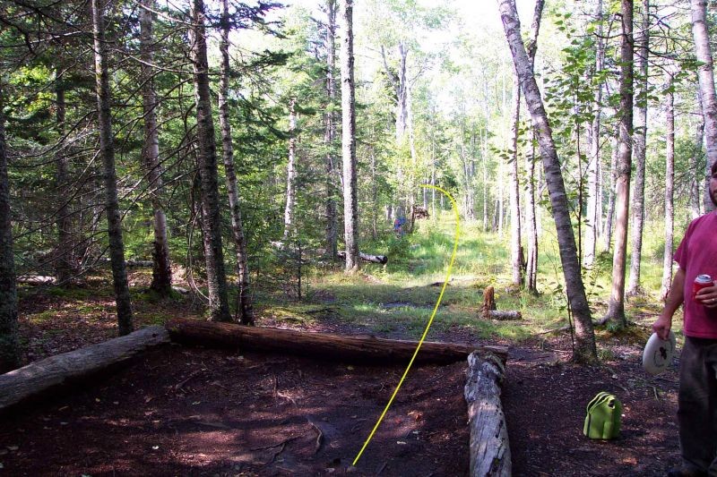 Hole 5 • Hapana (Trenton, ME) Disc Golf Courses Disc Golf Scene