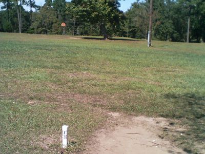 Baker High School, Baker High School, Hole 7 Hole sign