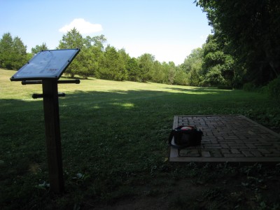 Falling Creek Park, Main course, Hole 7 Tee pad