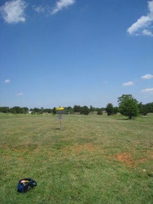 Falling Creek Park, Main course, Hole 2 Reverse (back up the fairway)