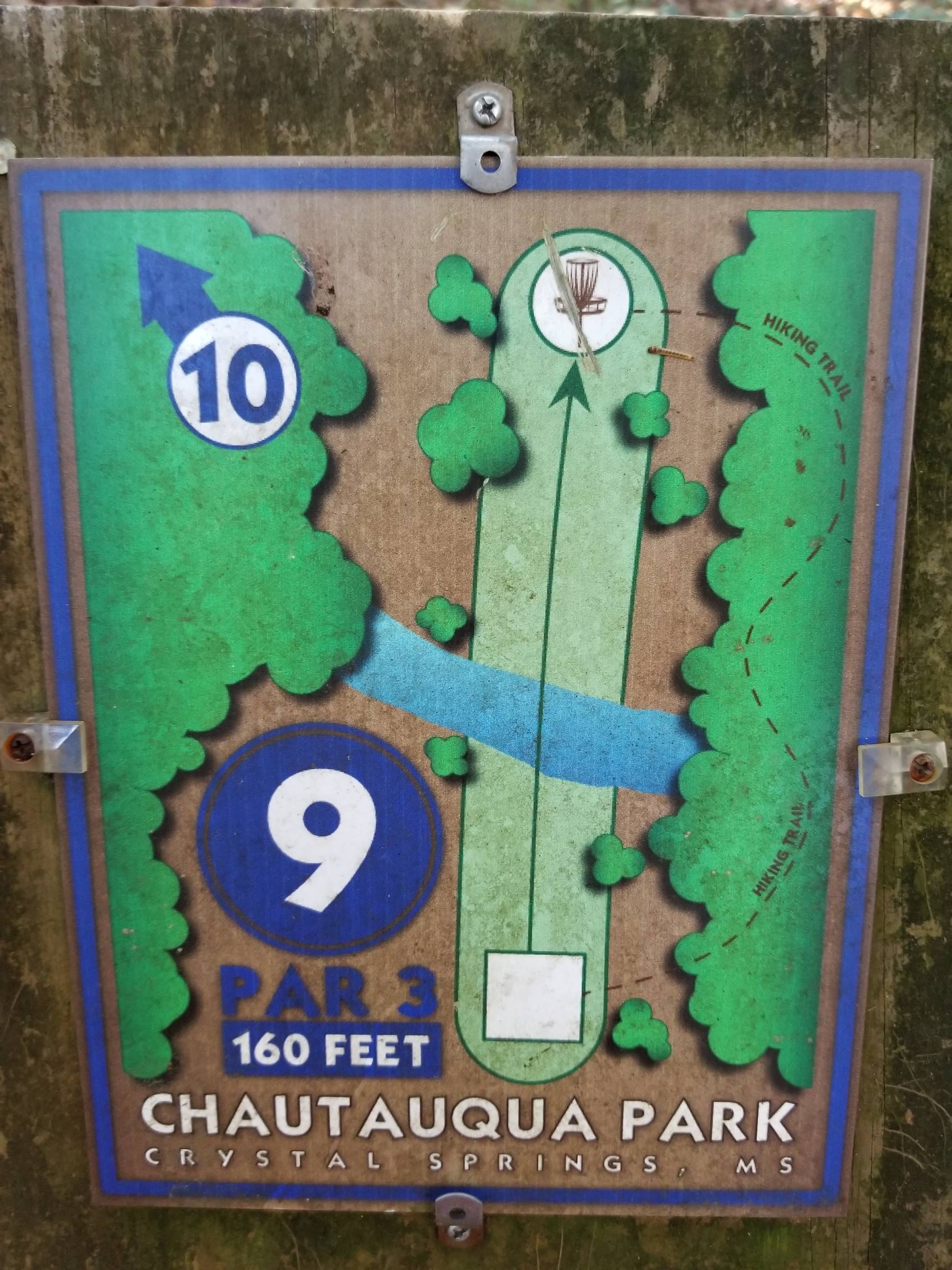Hole 9 • Chautauqua Park (Crystal Springs, MS) Disc Golf Courses