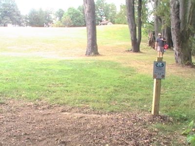 Wingfoot Lake State Park, Main course, Hole 11 Tee pad