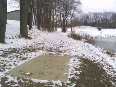 Wingfoot Lake State Park, Main course, Hole 6 Short tee pad