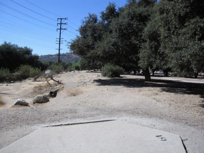 Oak Grove (Hahamongna Park), Main course, Hole 16 Tee pad