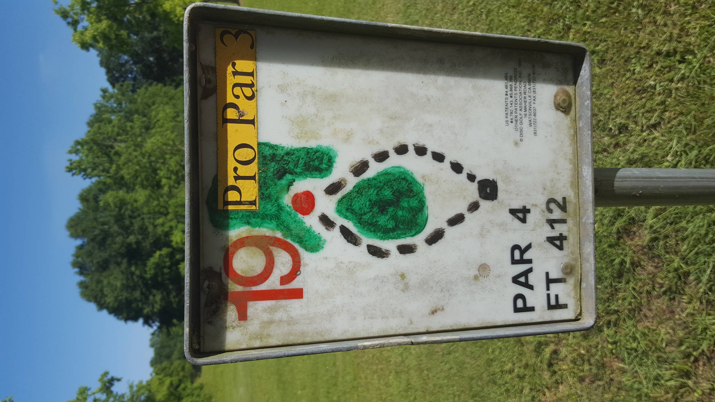 Hole 19 • Flanacher Park (Zachary, LA) Disc Golf Courses Disc Golf