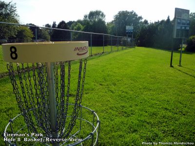 Fireman's Park, Main course, Hole 8 Reverse (back up the fairway)