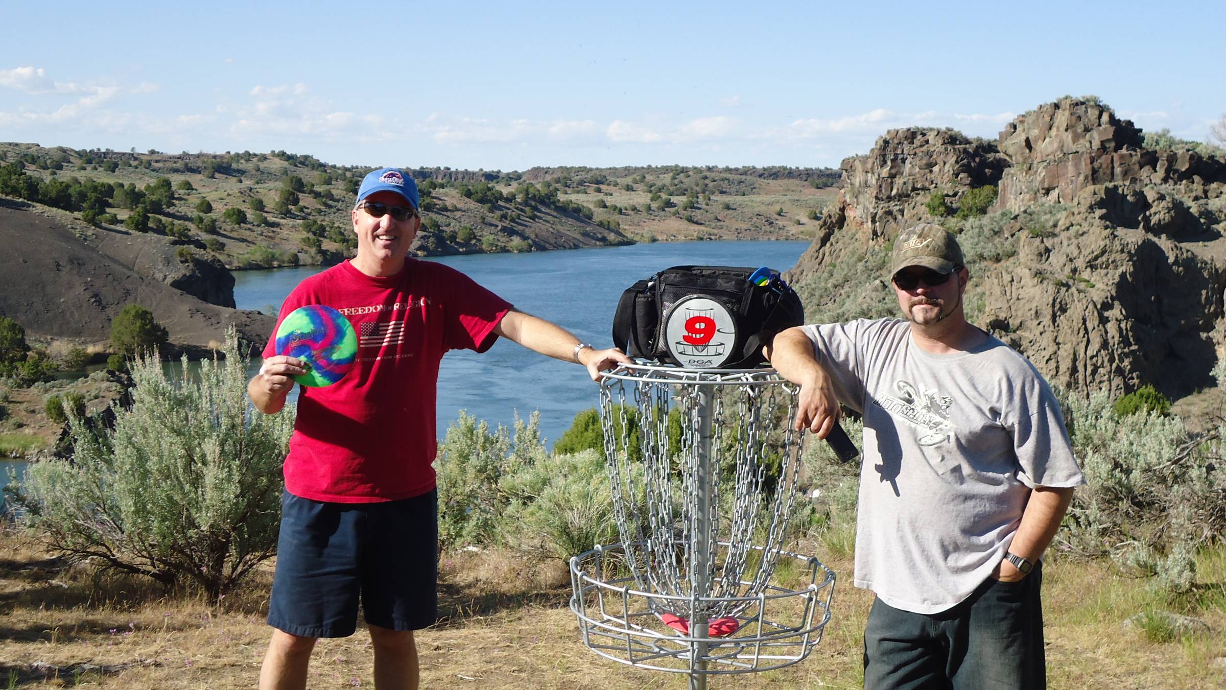 Hole 9 • Massacre Rocks State Park (American Falls, ID) Disc Golf