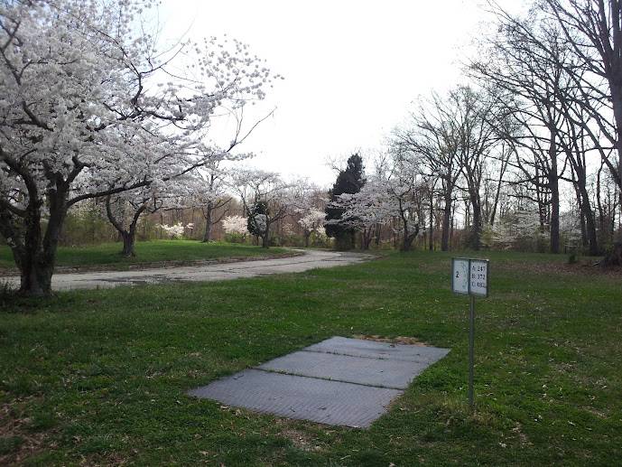 Hole 2 • John G. Lancaster Park (Lexington Park, MD) Disc Golf
