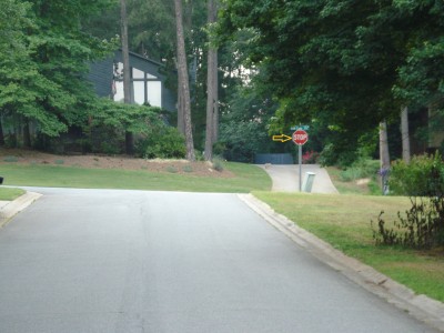 Old Peachtree Walk, Main course, Hole 7 