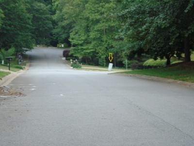 Old Peachtree Walk, Main course, Hole 13 Midrange approach