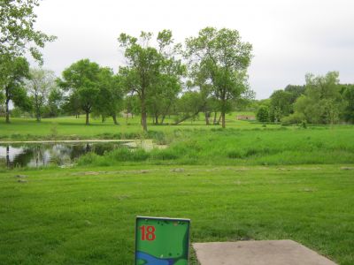 Crown College, Main course, Hole 18 Long tee pad