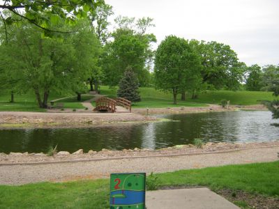 Crown College, Main course, Hole 2 Long tee pad