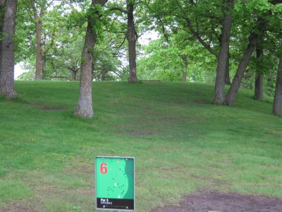 Crown College, Main course, Hole 6 Long tee pad