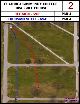 Cuyahoga Community College, Tri C West, Hole 2 Hole sign