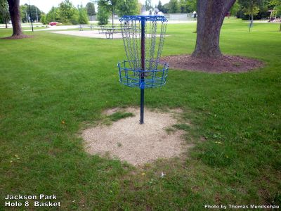 Hole 8 • Jackson Park (Jackson, WI) | Disc Golf Courses | Disc Golf Scene