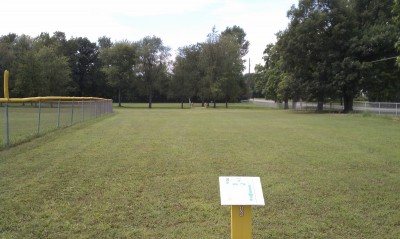 Taymouth Township Park, Old course, Hole 8 Tee pad