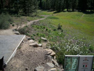 Lake of the Sky, Main course, Hole 8 Tee pad