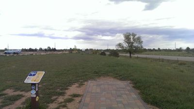 Hughes Stadium Course, Main course, Hole 1 Tee pad