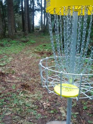 North Eco Park, Main course, Hole 1 Reverse (back up the fairway)