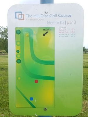 Northview Church, The Hill, Hole 15 Hole sign