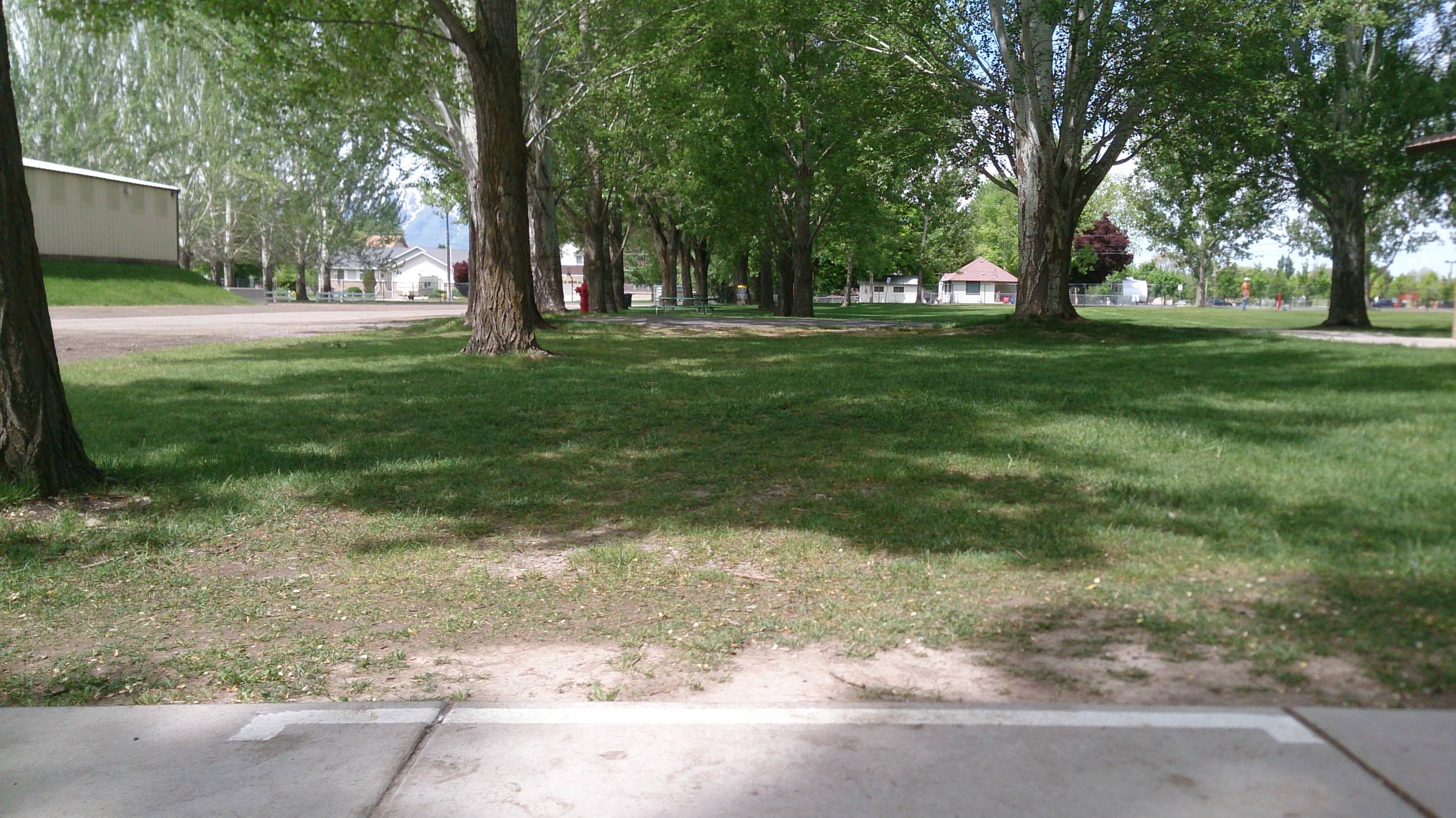Hole 2 • Cache County Fairgrounds (Logan, UT) Disc Golf Courses