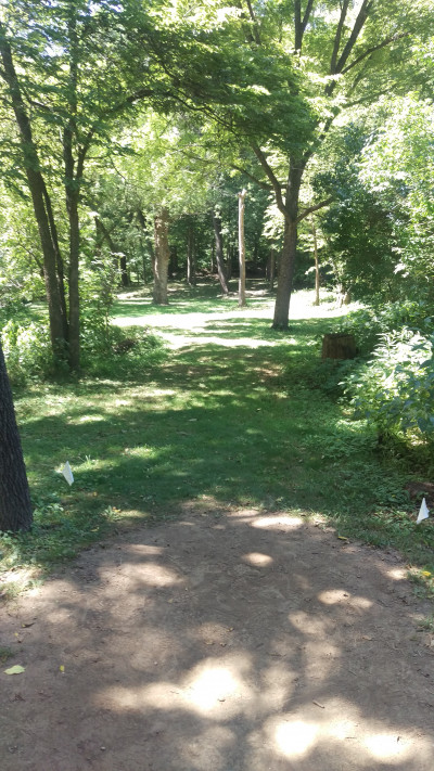 Hummel Park, Main course, Hole 6 Tee pad