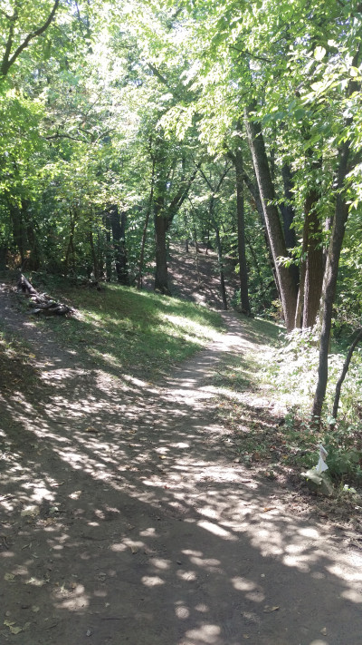 Hummel Park, Main course, Hole 18 Tee pad