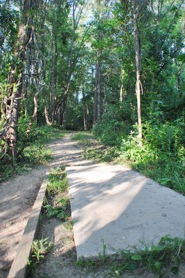 Vicksburg Recreation Area, Main course, Hole 13 Long tee pad