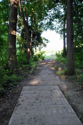 Vicksburg Recreation Area, Main course, Hole 9 Long tee pad