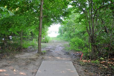 Vicksburg Recreation Area, Main course, Hole 11 Long tee pad