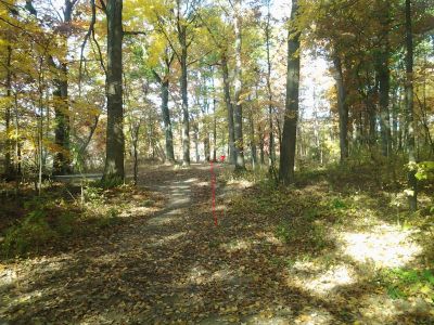 Vicksburg Recreation Area, Main course, Hole 4 Long tee pad