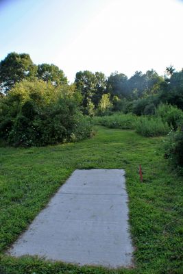 Vicksburg Recreation Area, Main course, Hole 8 Long tee pad