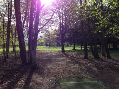 Alton Baker Park, Oregon DGC, Hole 2 Tee pad