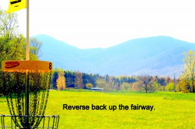 Smugglers' Notch Resort, Brewster Ridge, Hole 8 Reverse (back up the fairway)