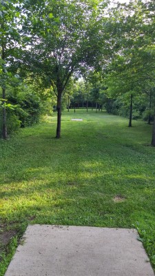 Hazel Landing Park, Main course, Hole 16 Long tee pad