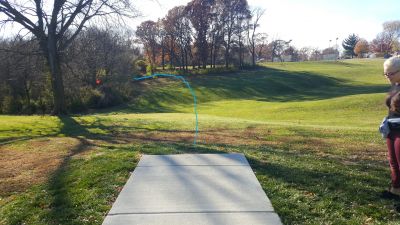 Dunegant Park, Main course, Hole 6 Tee pad