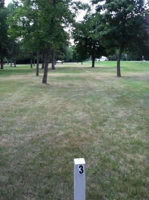 Baughman-Belatti Park, Main course, Hole 3 Tee pad