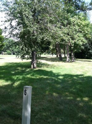 Baughman-Belatti Park, Main course, Hole 6 Tee pad