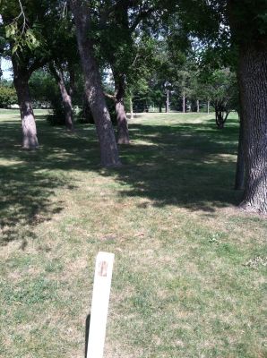 Baughman-Belatti Park, Main course, Hole 9 Tee pad