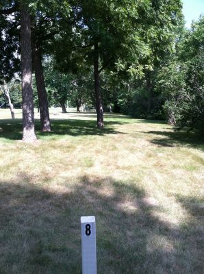 Baughman-Belatti Park, Main course, Hole 8 Tee pad