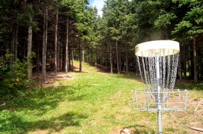 Hillcrest Farm, Main course, Hole 1 Reverse (back up the fairway)